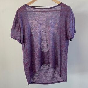 Open Back Loose T-Shirt